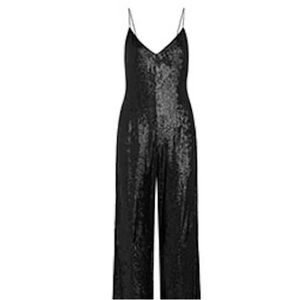 Rachel Zoe Black Sequin Jumpsuit